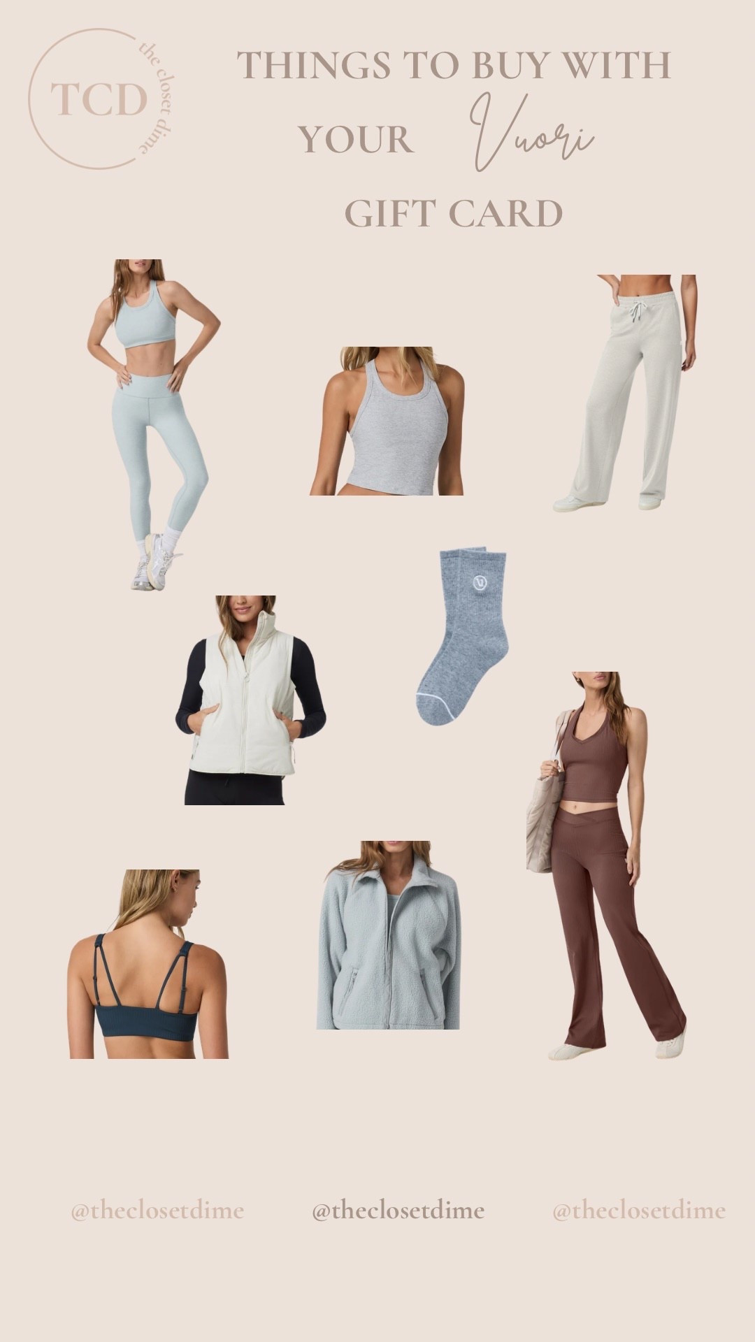 Things to buy with your Vuori gift card!
New years sales
Holiday finds
#LTKgrwm
#LTKGiftGuide 
#LTKFindsUnder100
#LTKShoppingHaul

#LTKGiftGuide #LTKgrwm #LTKFindsUnder100

#LTKgrwm #LTKfitnessgoals #LTKmorningroutine