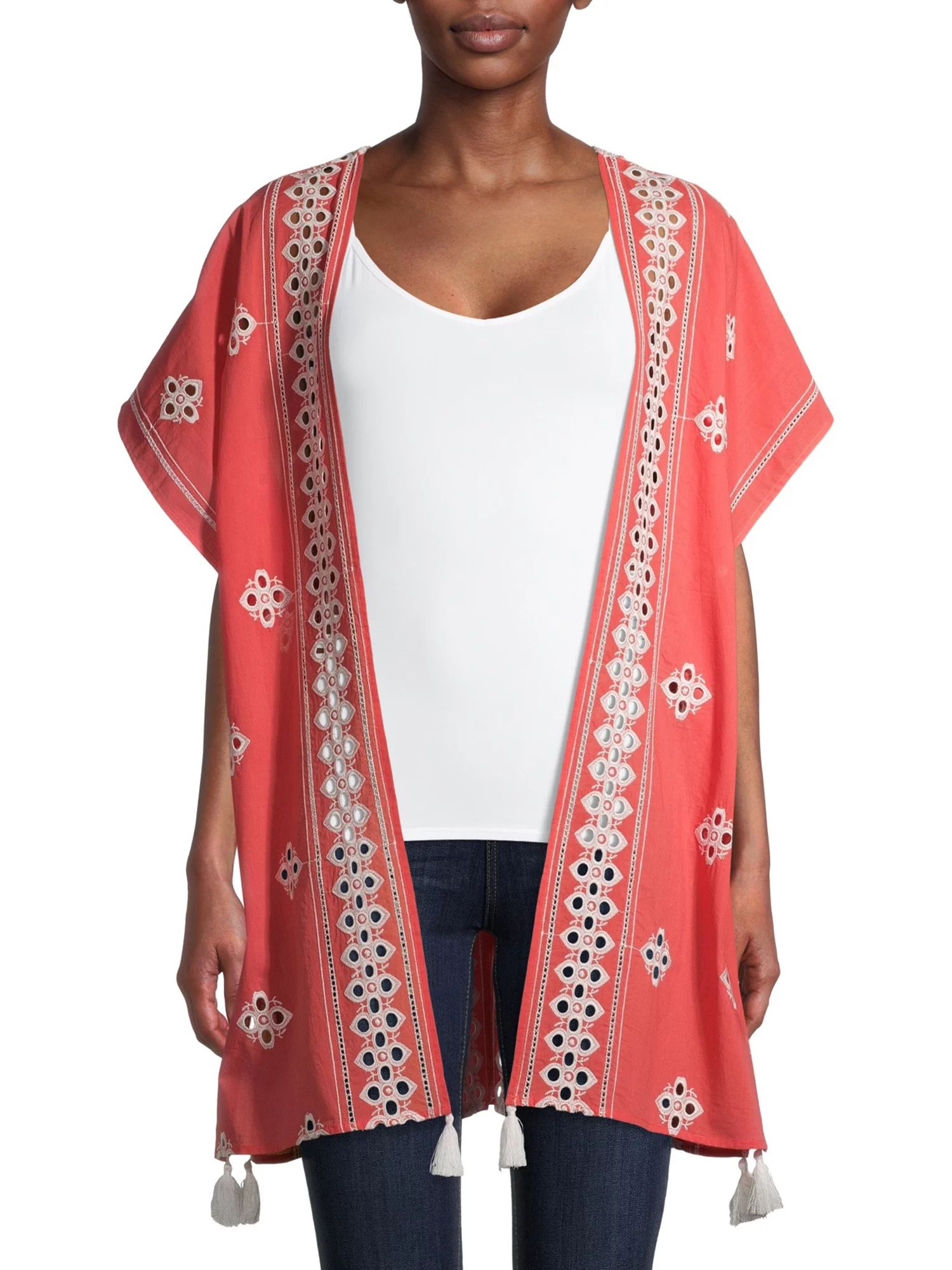 Women's Embroidery Kimonos | Walmart (US)
