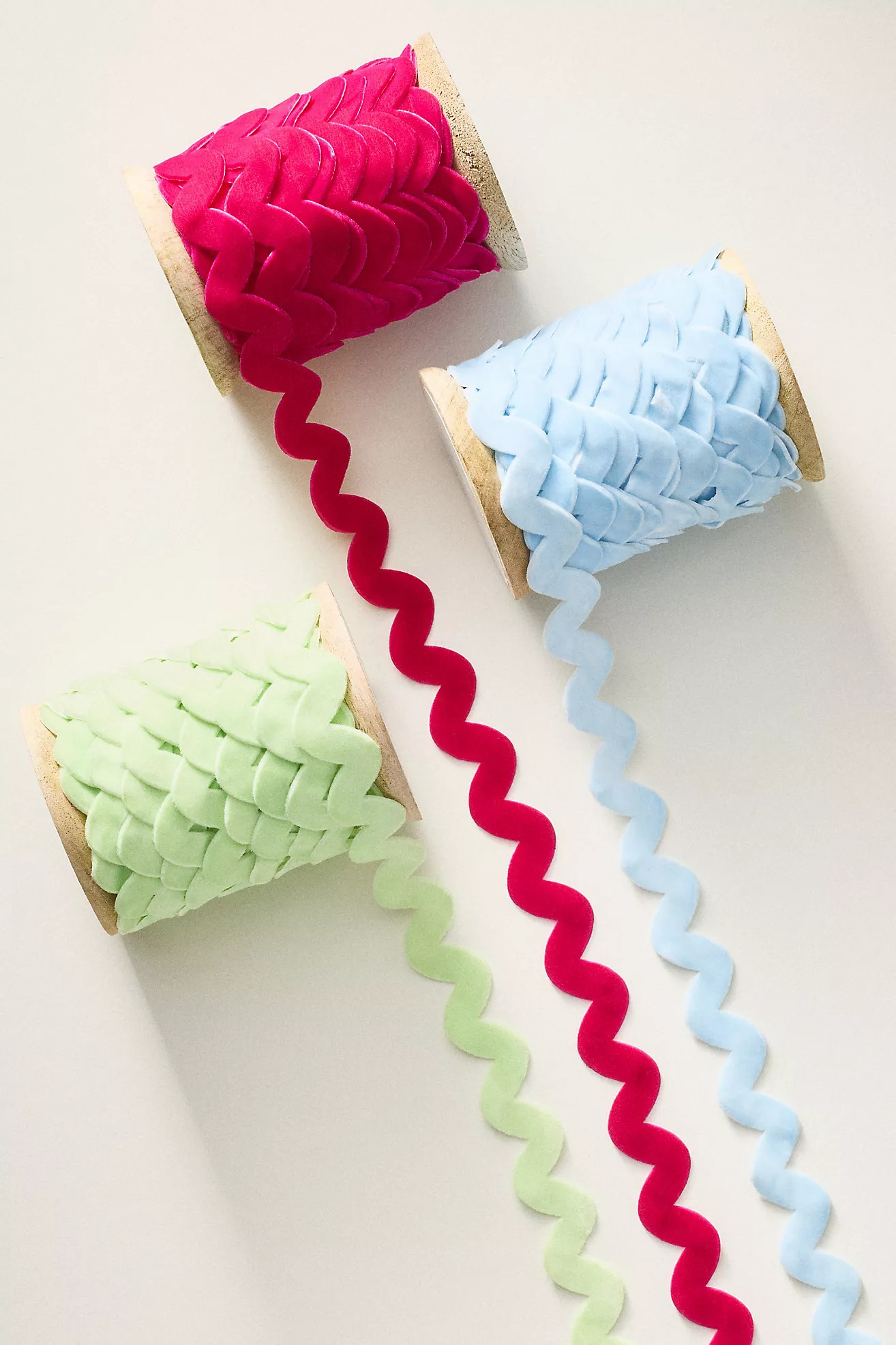 Velvet Rickrack Gift Ribbon | Anthropologie (US)