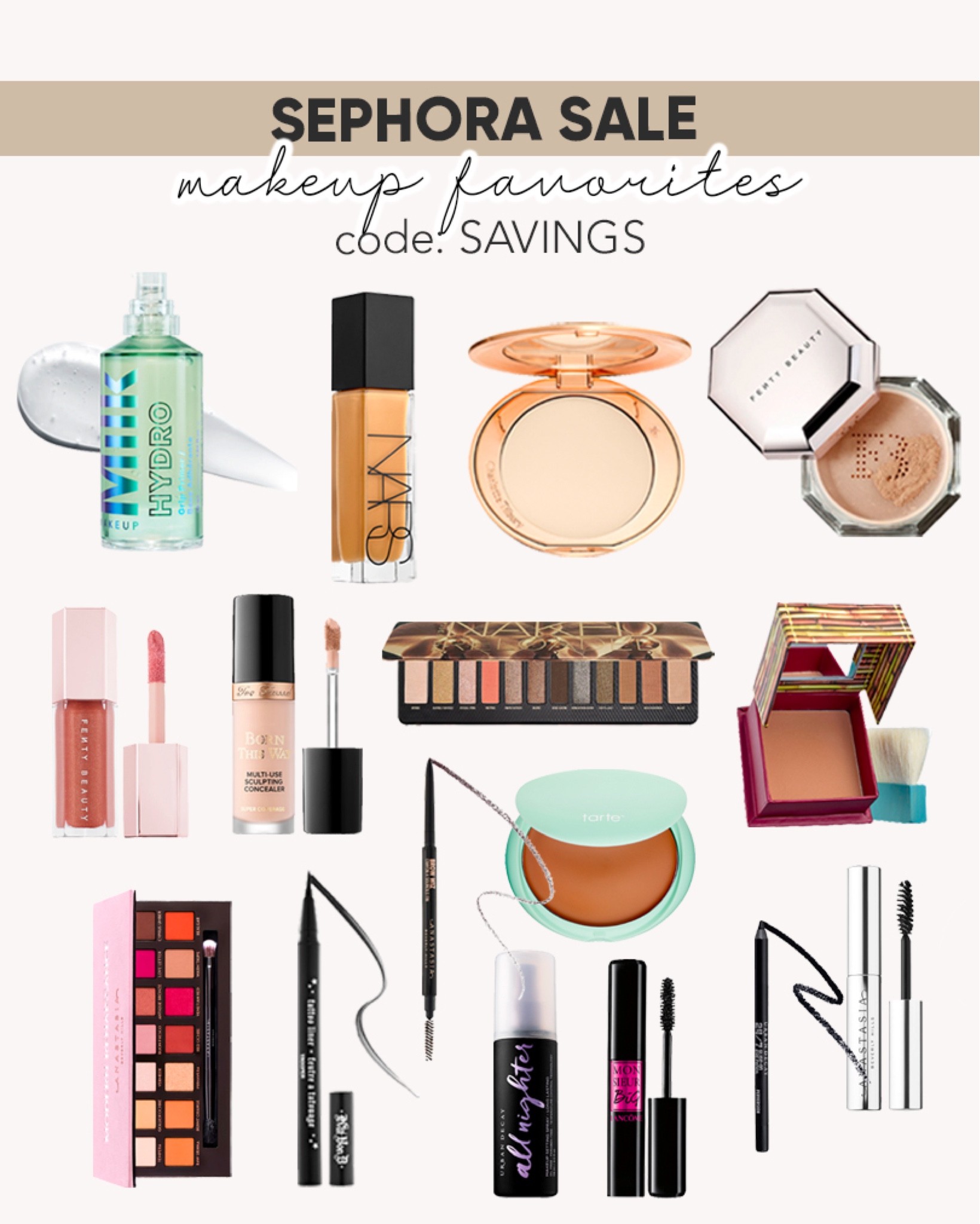 Sephora sale makeup favorite! Code: SAVINGS


#LTKbeauty #LTKunder100 #LTKHoliday