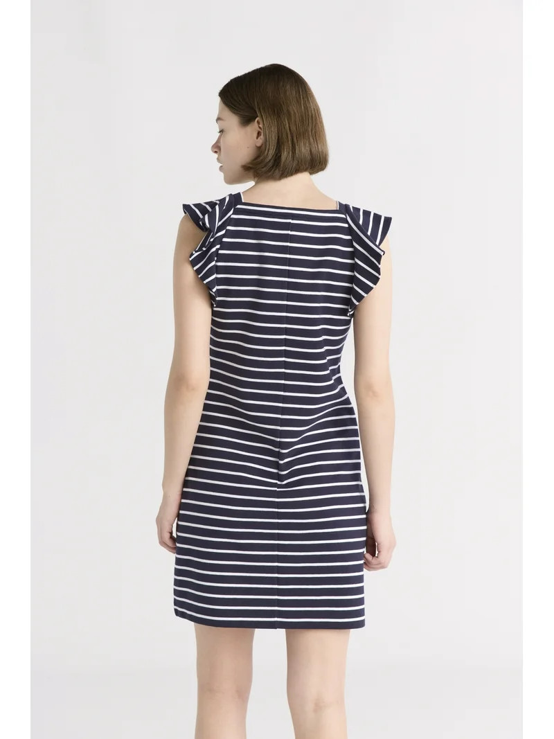 Free Assembly Women's Ruffle Sleeve Tank Dress, Sizes XS-4X | Walmart (US)