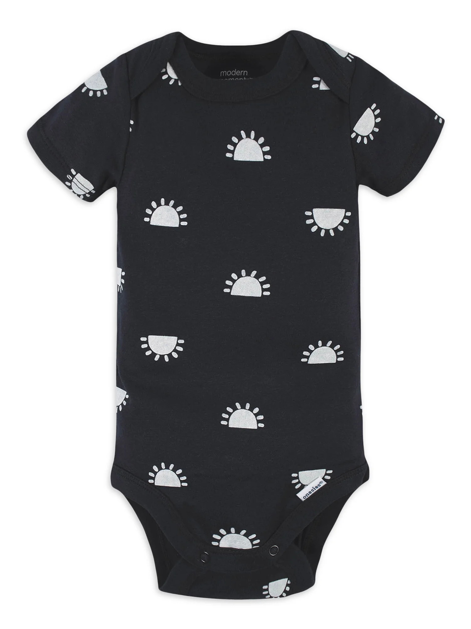 Modern Moments by Gerber Baby Boy Short Sleeve Onesies® Bodysuit, Newborn - 12 Months | Walmart (US)