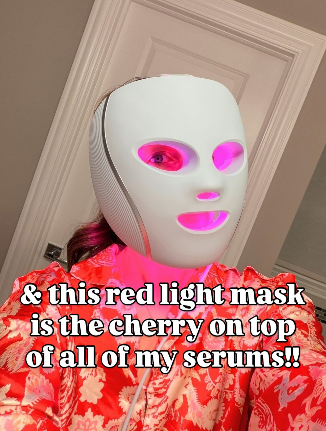 My favorite investment! Red light therapy mask that solves all of my problems! 

 
