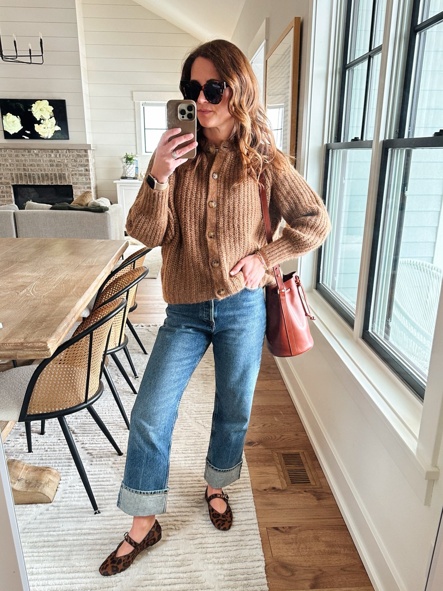 Sweater runs big, size XS
Jeans run very big, I went down 2 sizes
Shoes I went down a half size 

#LTKSeasonal #LTKStyleTip #LTKOver40