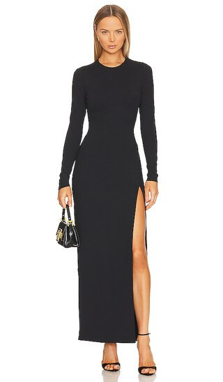 Susana Monaco Long Sleeve Dress in Black - Black. Size S | Revolve Clothing (Global)