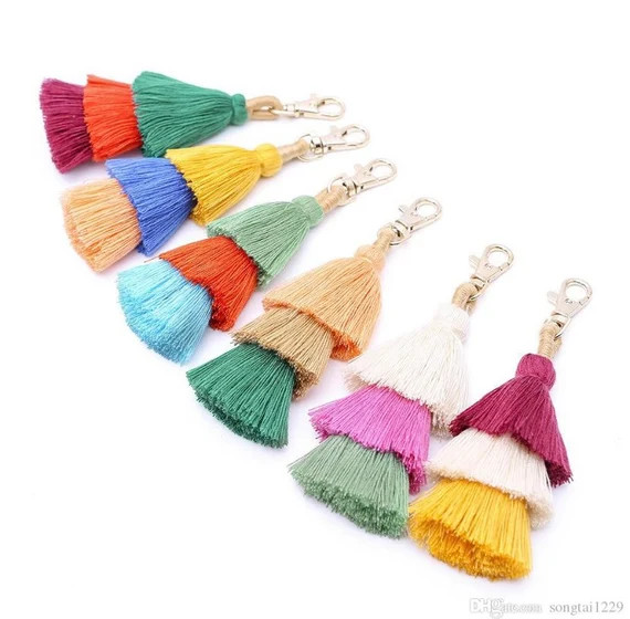 Bogg Bag Tassel | Bogg Tassel Keychain | Tiered Tassel Keychain | Tassel Keychain | Ombré Keycha... | Etsy (US)