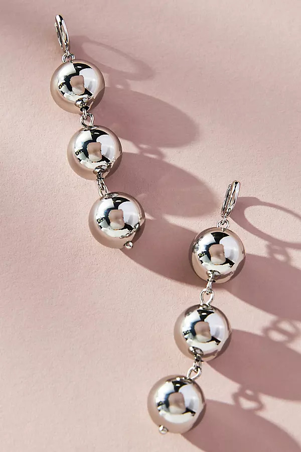 Sphere Huggie Drop Earrings | Anthropologie (US)