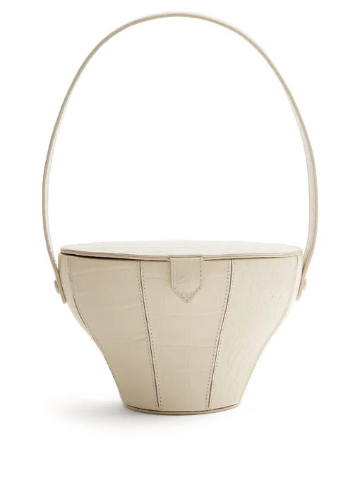 Alice crocodile-effect leather bag | Staud | Matches (US)