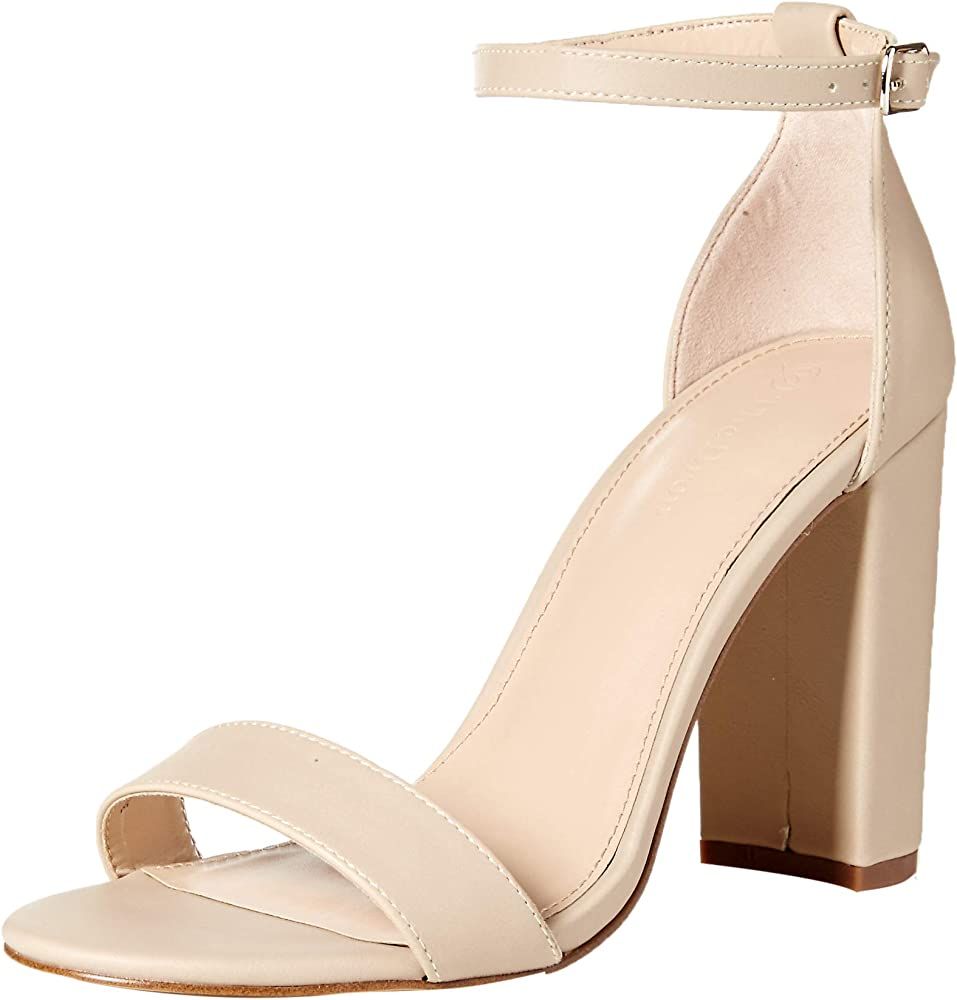 The Drop Women's Rebecca Strappy High Block Heel Sandal | Amazon (US)