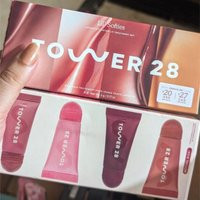 Original Tower 28 Beauty Mini Lil' Softies Lip Treatment Set Watermelon Sugar Plum Vanilla Dulce de Leche Colored Lip Blam Set | AliExpress (US)