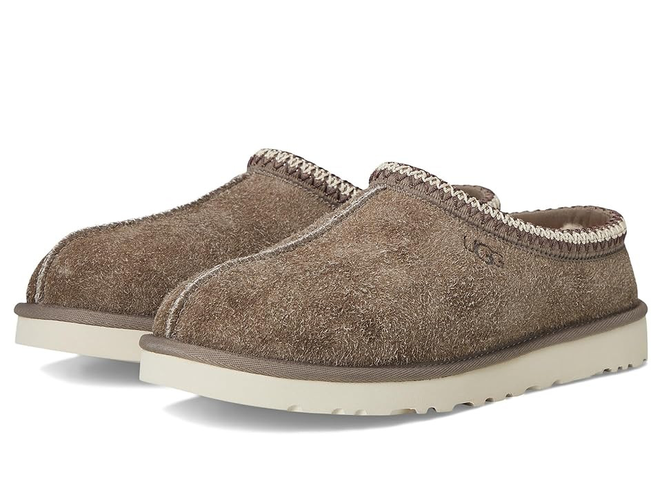 UGG Tasman Shaggy Suede Men's Slip on Shoes Smoke Plume : 9 D - Medium | Zappos