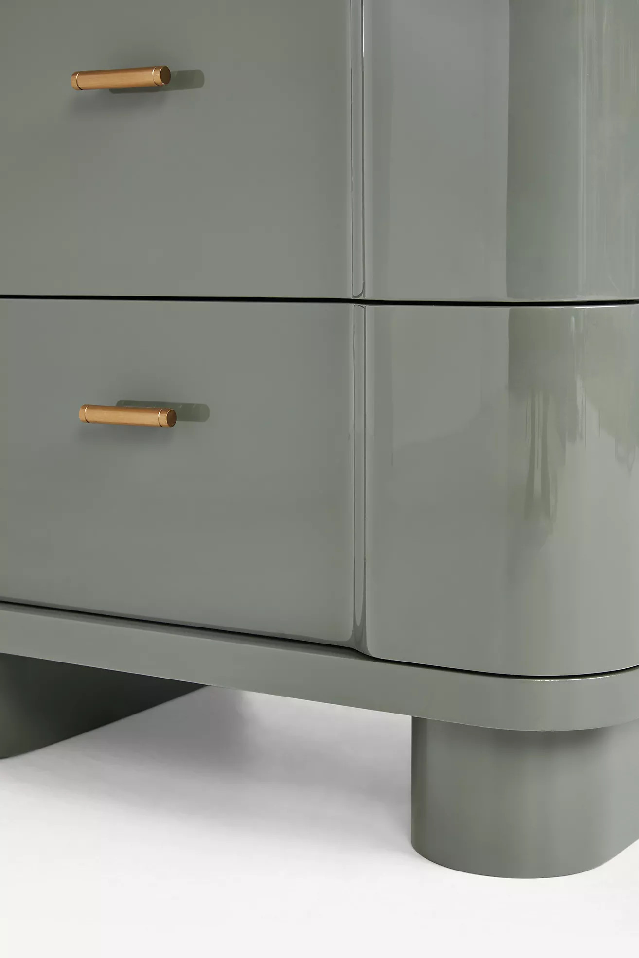 Osaka Lacquer Two-Drawer Nightstand | Anthropologie (US)