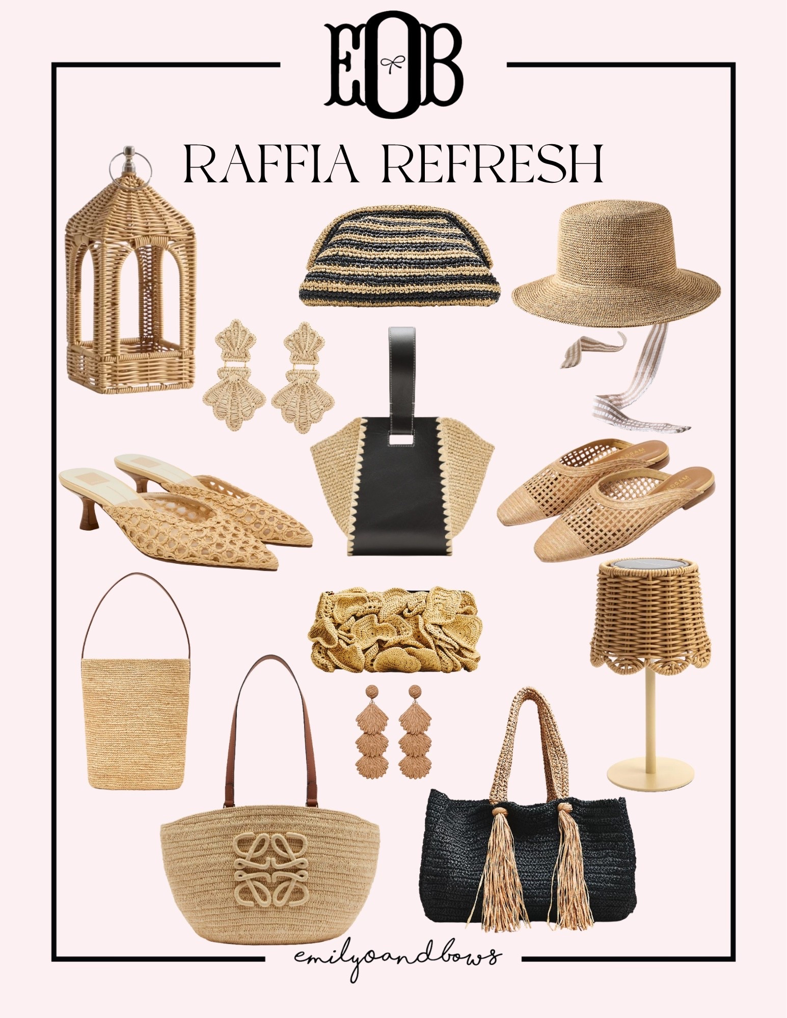 Raffia Refresh! Rounding up my favorite pieces for the summer!