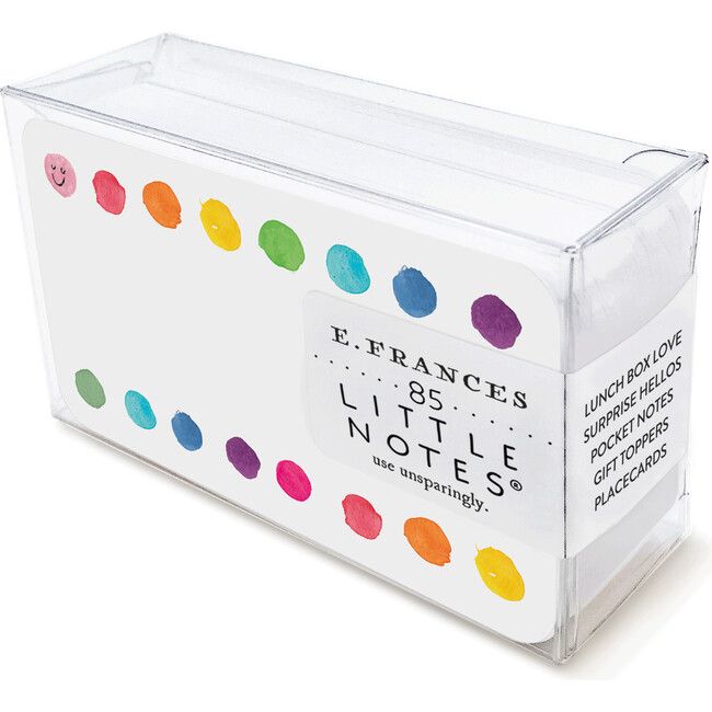 E. Frances | Set of 85 Little Notes, Happy Dots | Maisonette | Maisonette