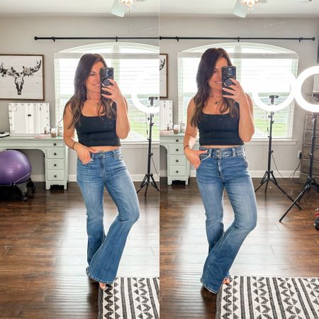 The perfect flares, even for short girls like me! 

#LTKstyletip #LTKover40