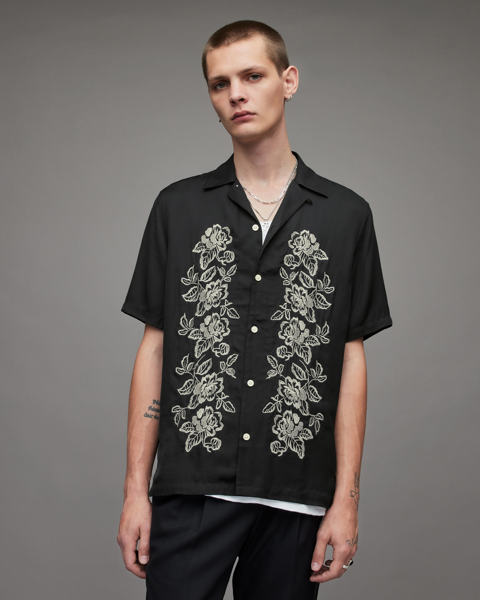 Missouri Embroidered Shirt | AllSaints UK