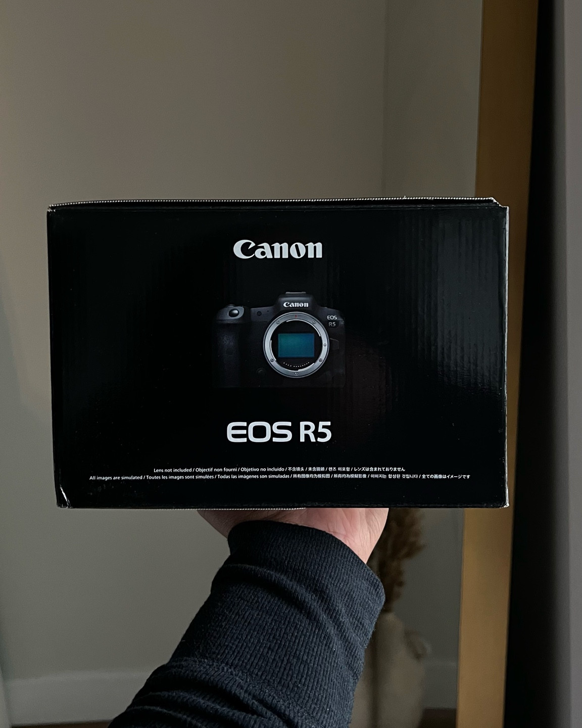 New main camera. The Canon R5
