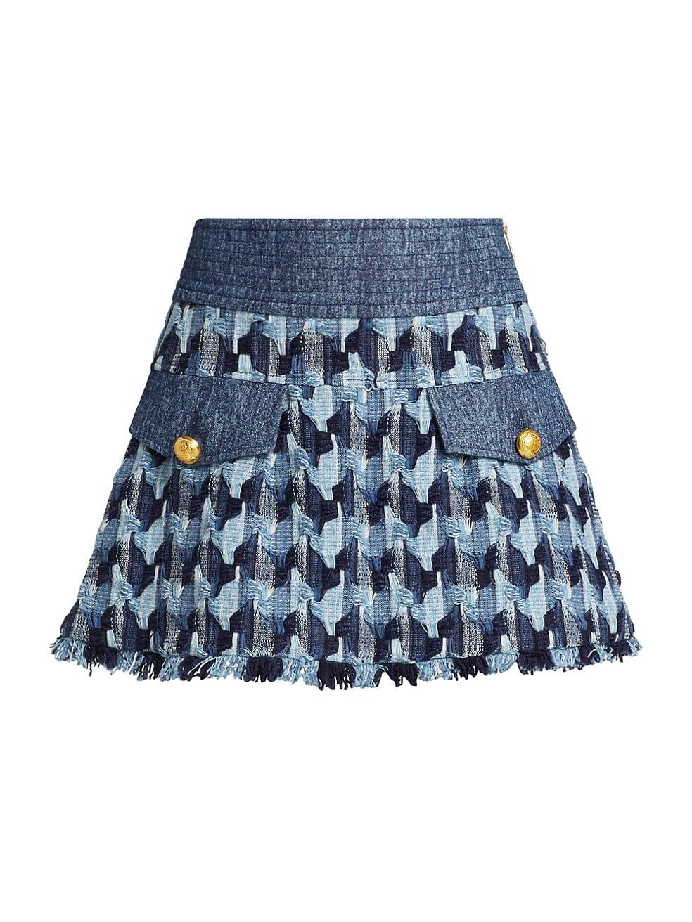 Cami Geometric-Embroidered Miniskirt | Saks Fifth Avenue