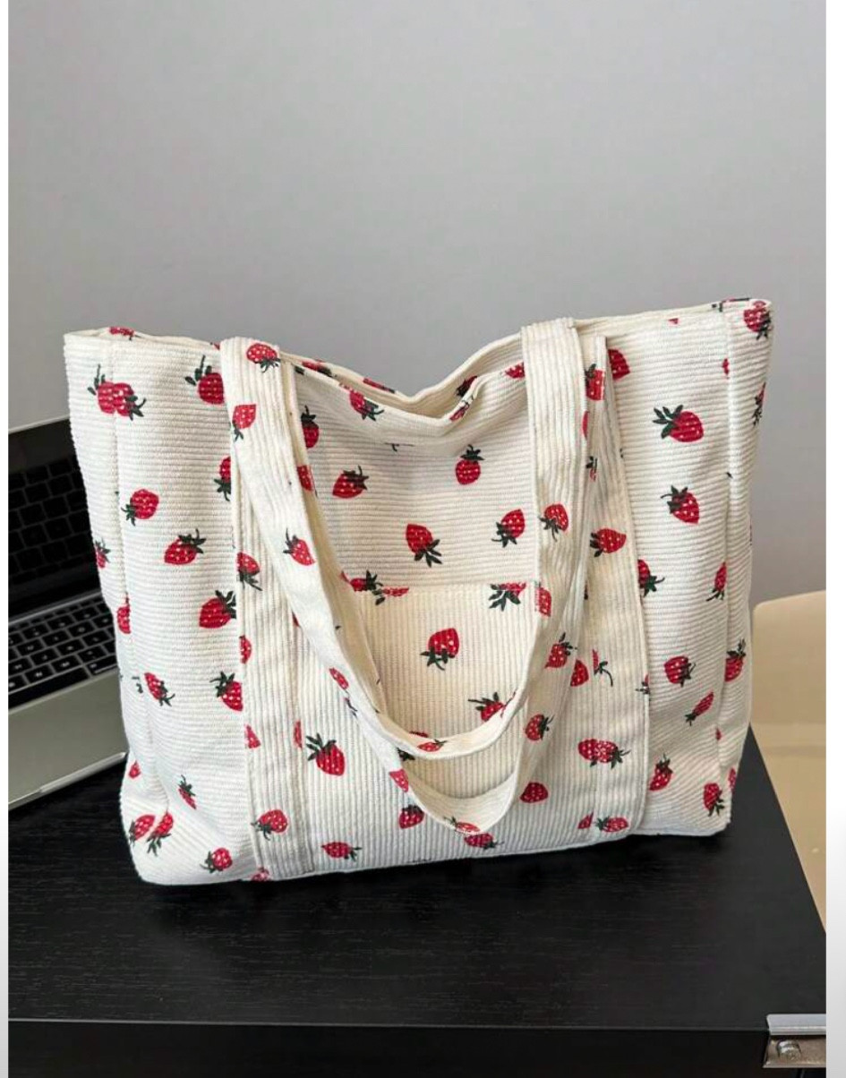Strawberry tote bag #totebag #shein #sheinbag #tote #fruitbags 

#LTKStyleTip #LTKBeauty #LTKItBag
