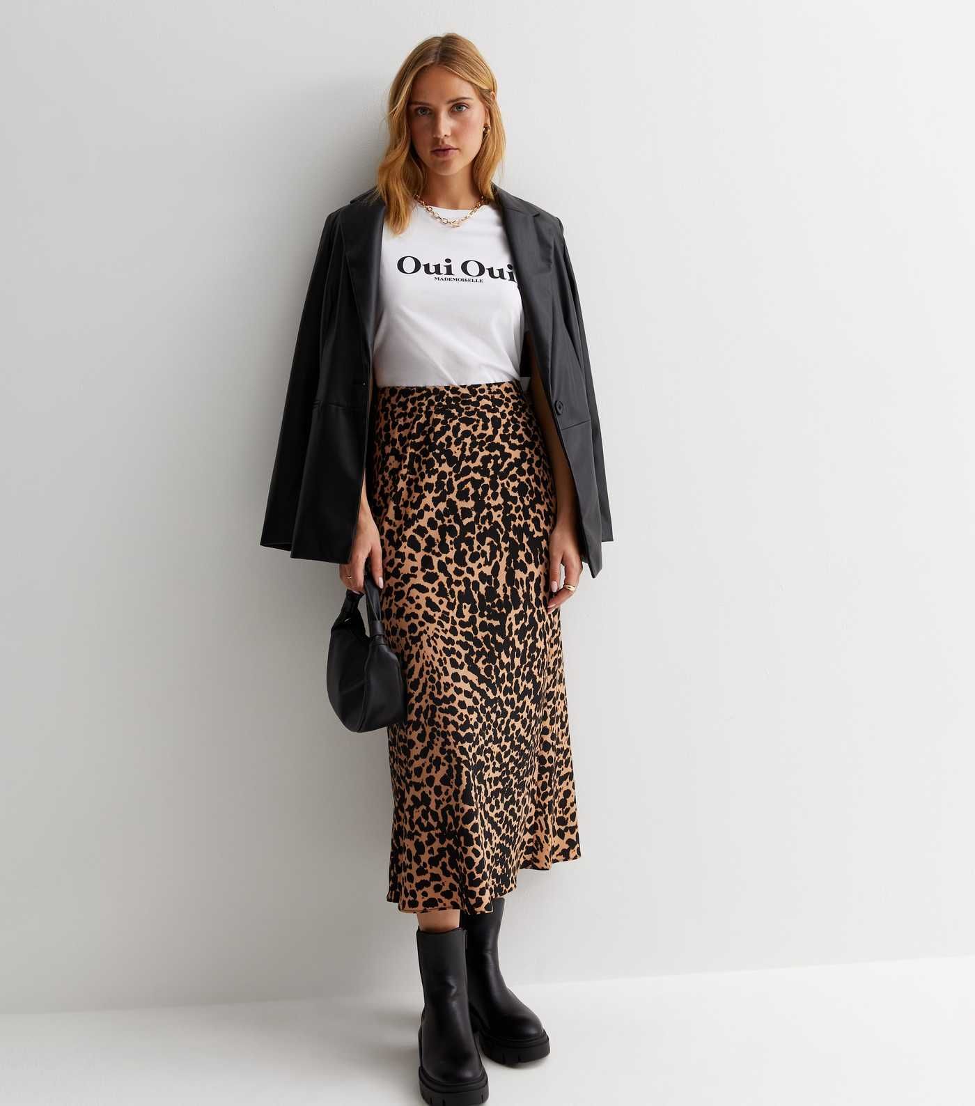 Brown Leopard Print Midaxi Skirt
						
						Add to Saved Items
						Remove from Saved Items | New Look (UK)