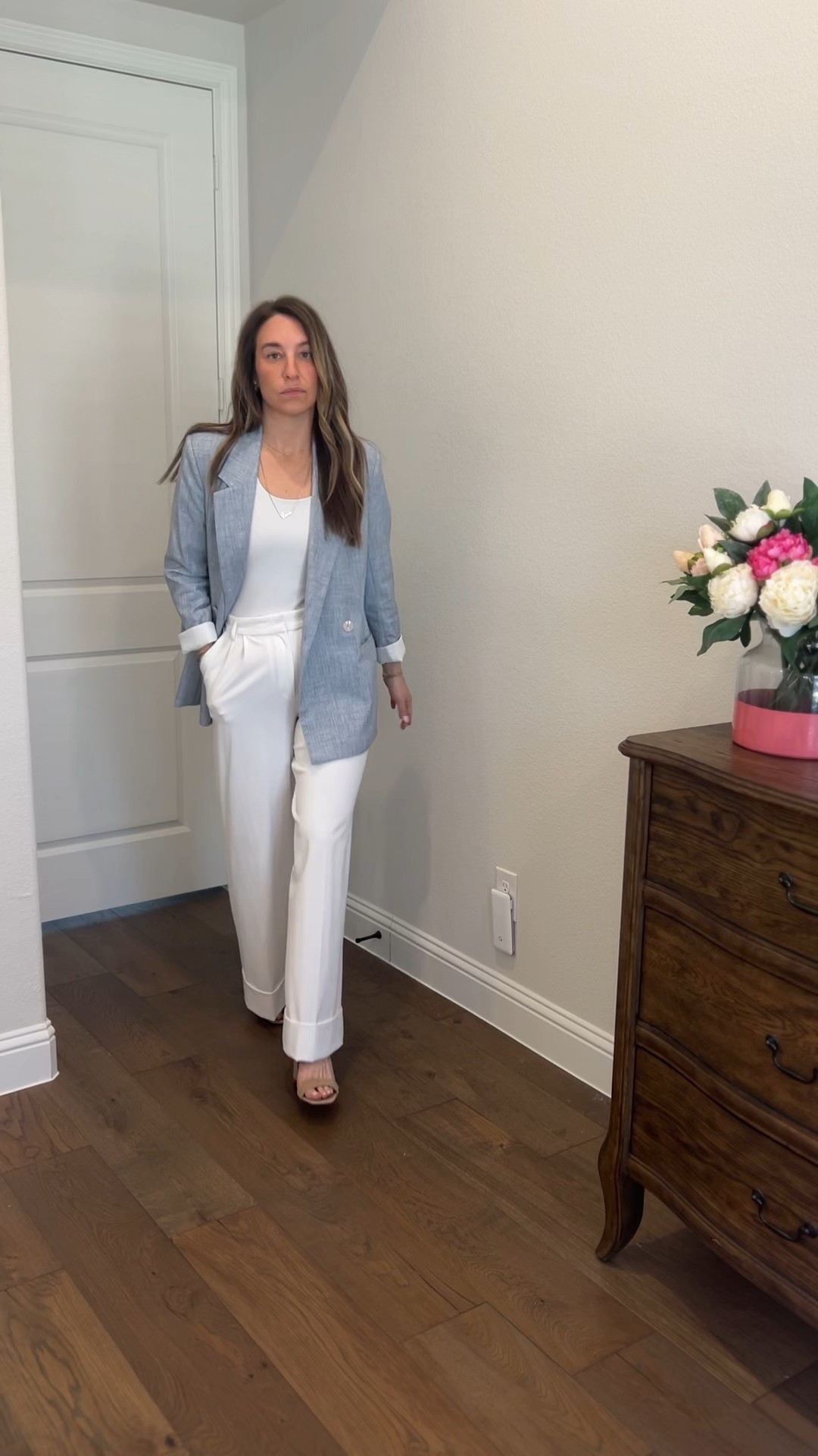 Effortlessly chic in baby blue & crisp whites ✨ Perfect for work or brunch! 

#LTKWorkwear #LTKFindsUnder100 #LTKStyleTip