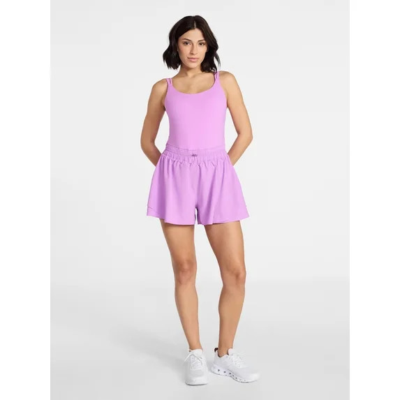 Avia Women's and Women's Plus Cinched Waist Romper, Sizes XS-4X | Walmart (US)