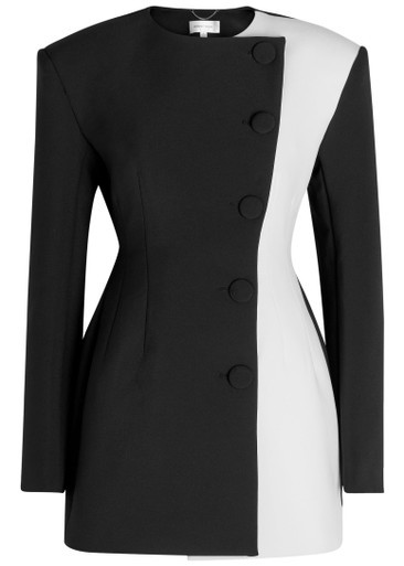 Jae colour-block crepe mini dress | Harvey Nichols