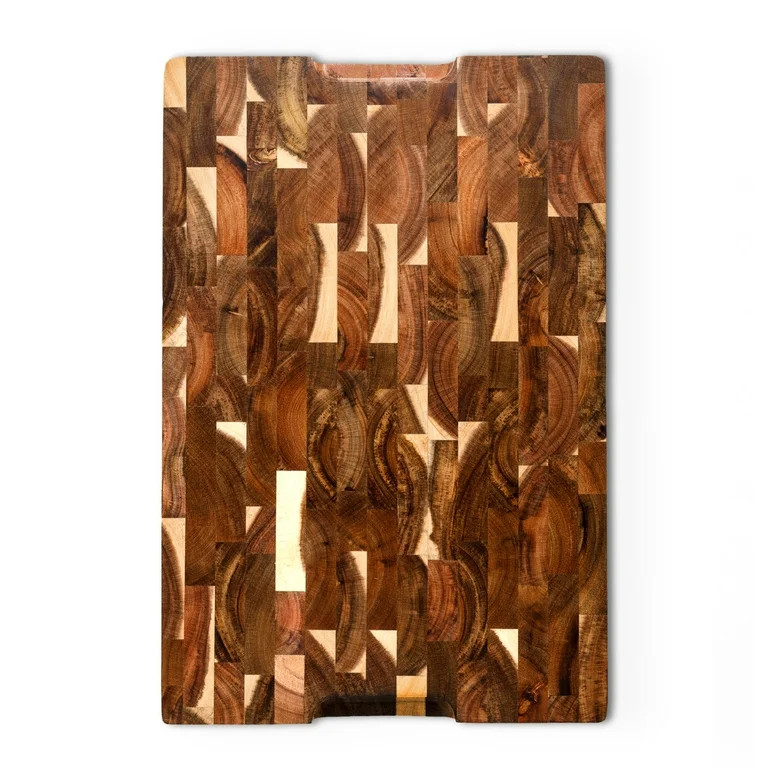 Schmidt Brothers Cutlery, Acacia End-Grain Gourmet Cutting Board | Walmart (US)