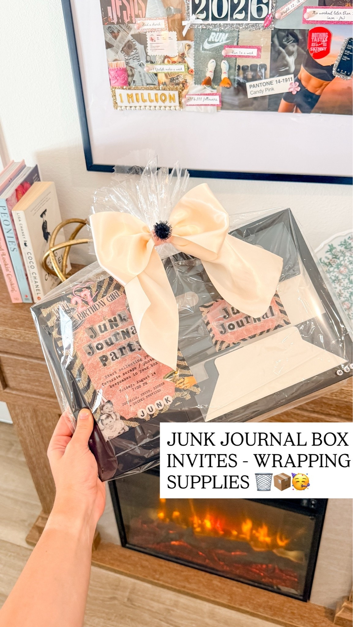 Supplies I used to make and wrap my junk journaling boxes / invites!

#LTKHome #LTKvlog #LTKSaleAlert