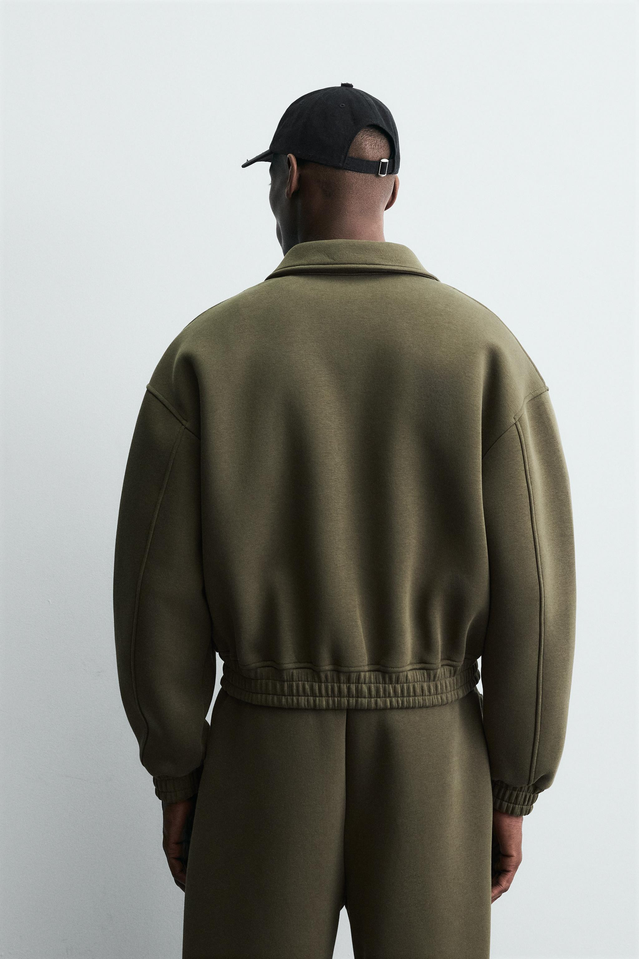 NEOPRENE EFFECT BOXY FIT JACKET | Zara US