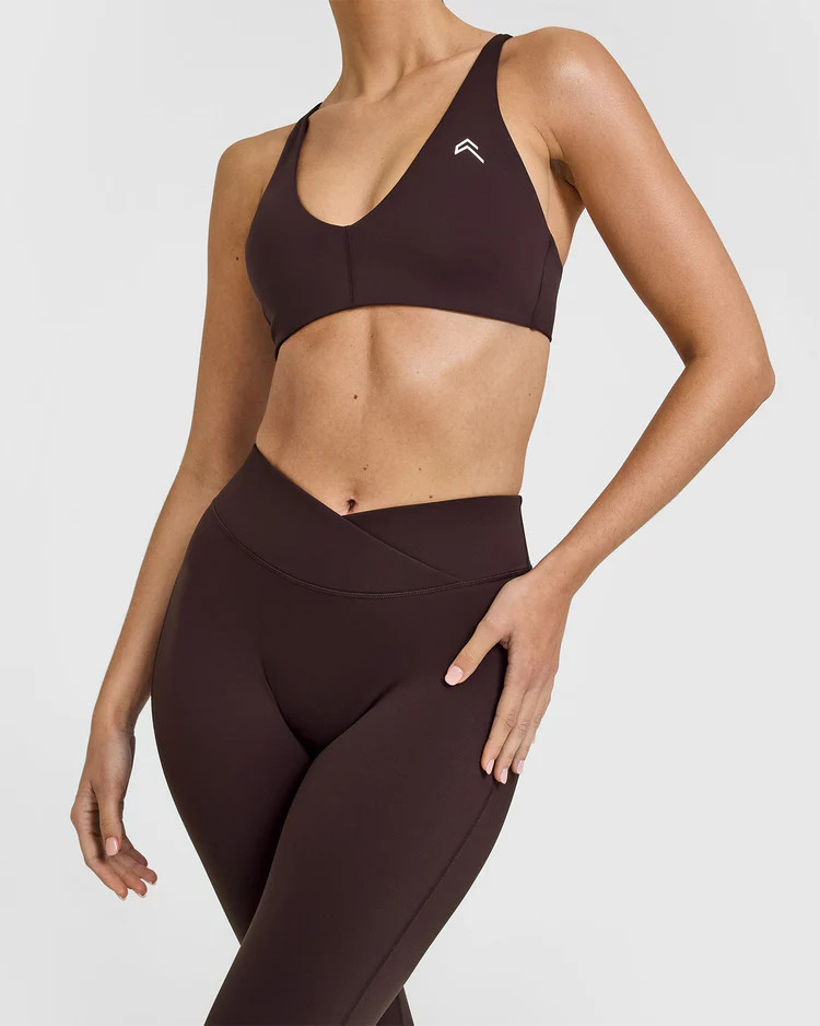 Unified Wrap Flared Bottoms 
 Plum Brown | Oner Active (UK / US)