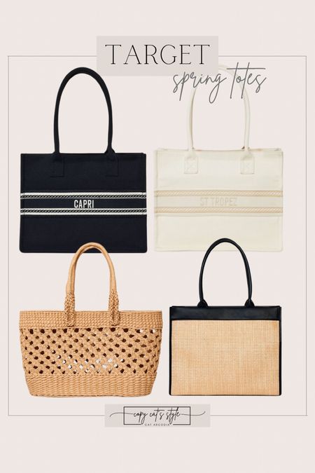 Target Tote, tote bag, summer tote, spring tote bags 

#LTKitbag #LTKfindsunder50 #LTKstyletip