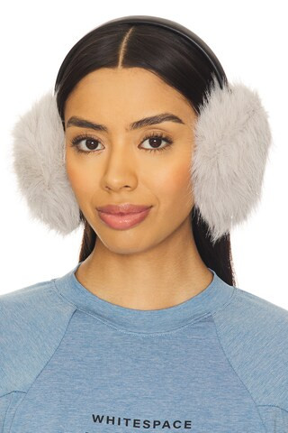 Apparis Esme Tinsel Earmuffs in Silver from Revolve.com | Revolve Clothing (Global)