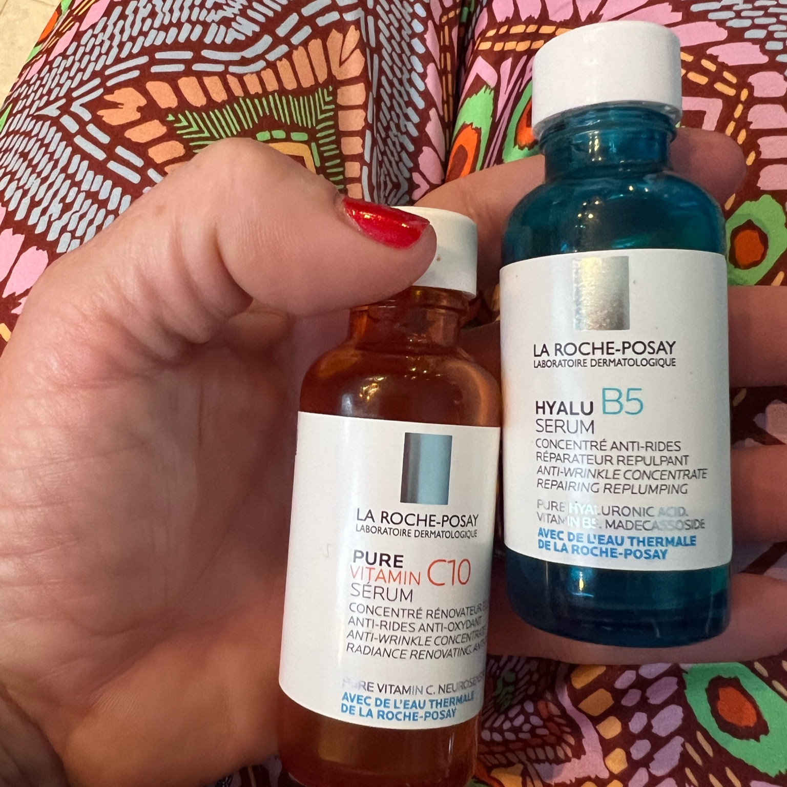 What I put on my skin mornin and night.