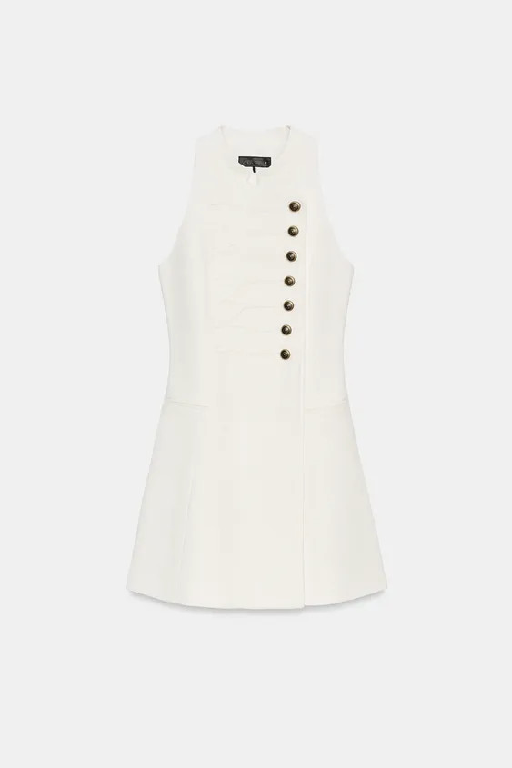 VESTITO MINI CON ALAMARI | Zara IT