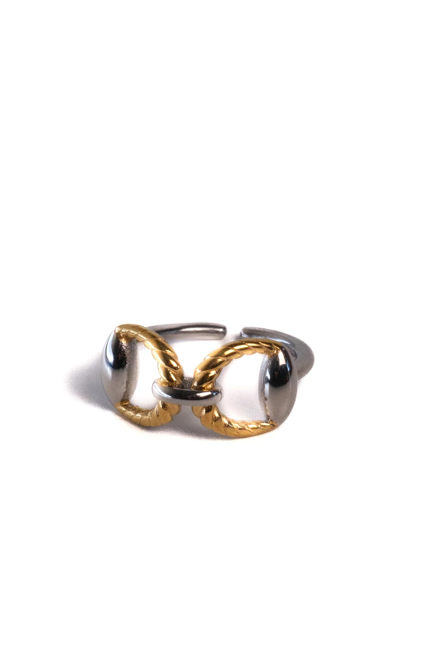 The Upper Hand Horse Bit 316L Stainless Steel Adjustable Ring | KC Chic Designs
