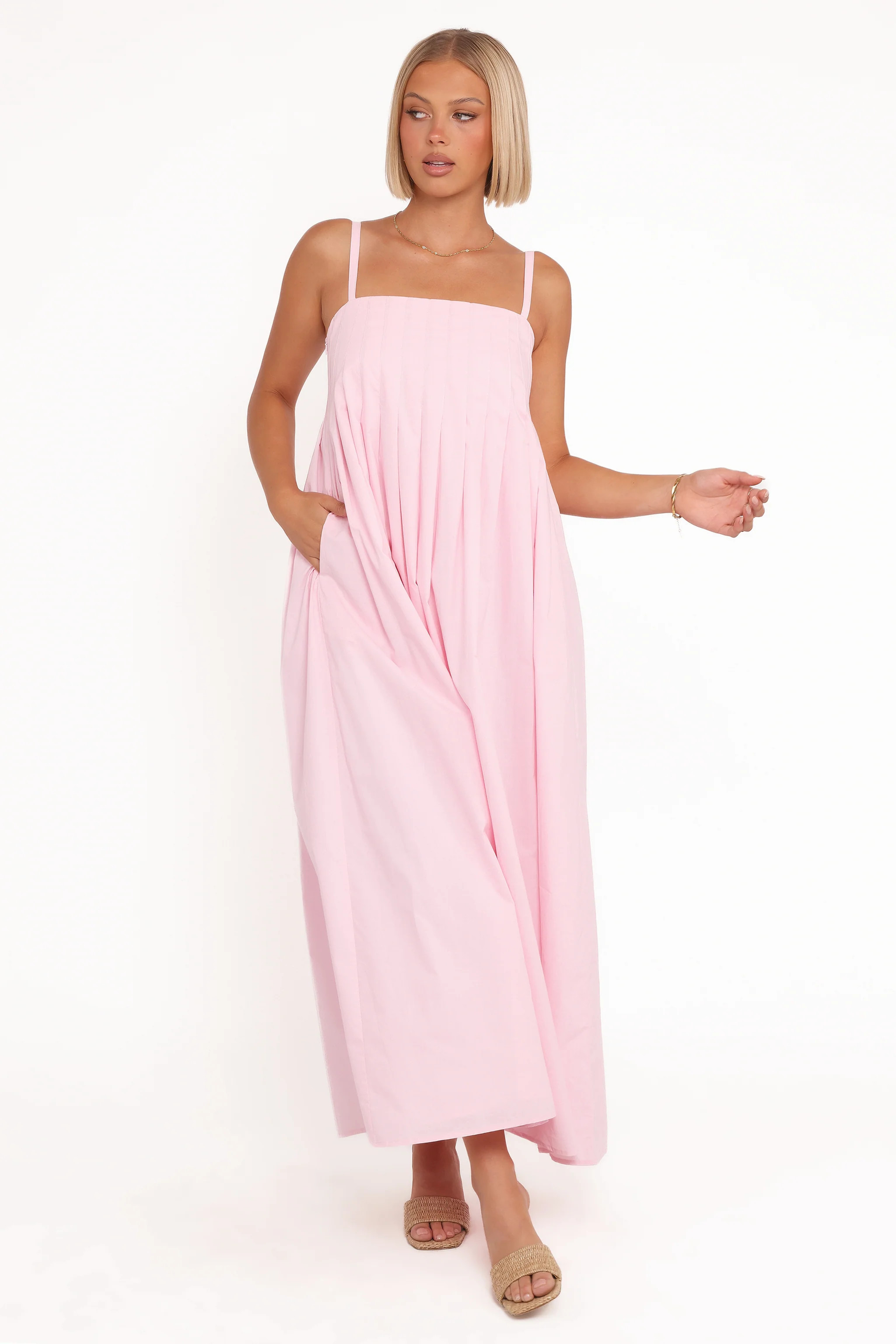 Corfu Midi Dress - Pink | Petal & Pup (US)