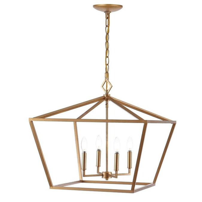 JONATHAN  Y Gatsby Oil Rubbed Bronze Glam Lantern LED Pendant Light Lowes.com | Lowe's