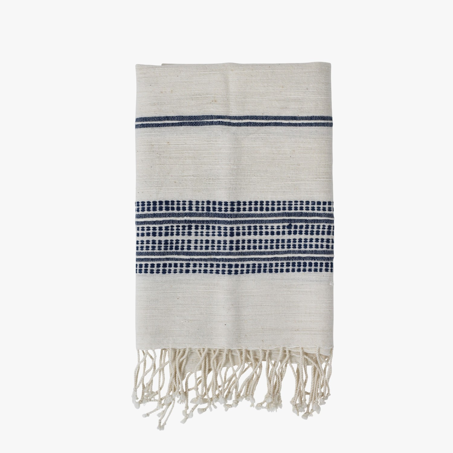 Aden Navy Stripes Hand Towel - Shop Fair Trade Decor - Dear Keaton | Dear Keaton