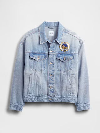 NBA Golden State Warriors Icon Denim Jacket | Gap (US)