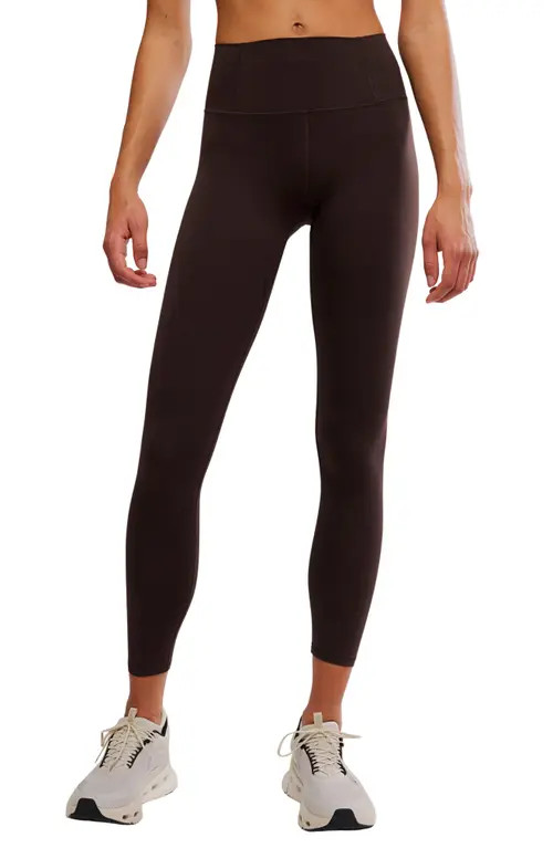 Free People FP Movement Never Better High Waist Leggings in Chocolate at Nordstrom, Size Small | Nordstrom