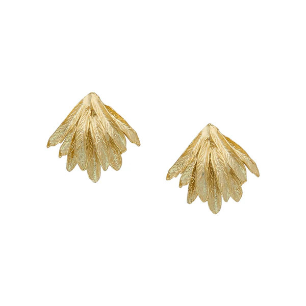 Feather Cuff Studs | Susan Shaw