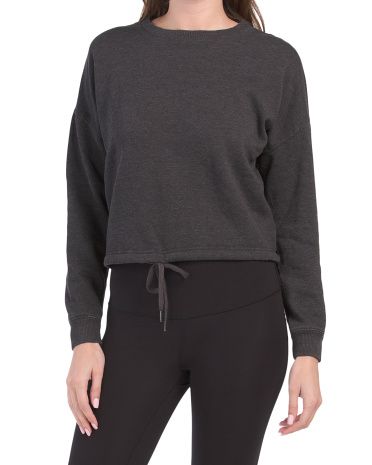 Solid Long Sleeve Sweatshirt | TJ Maxx