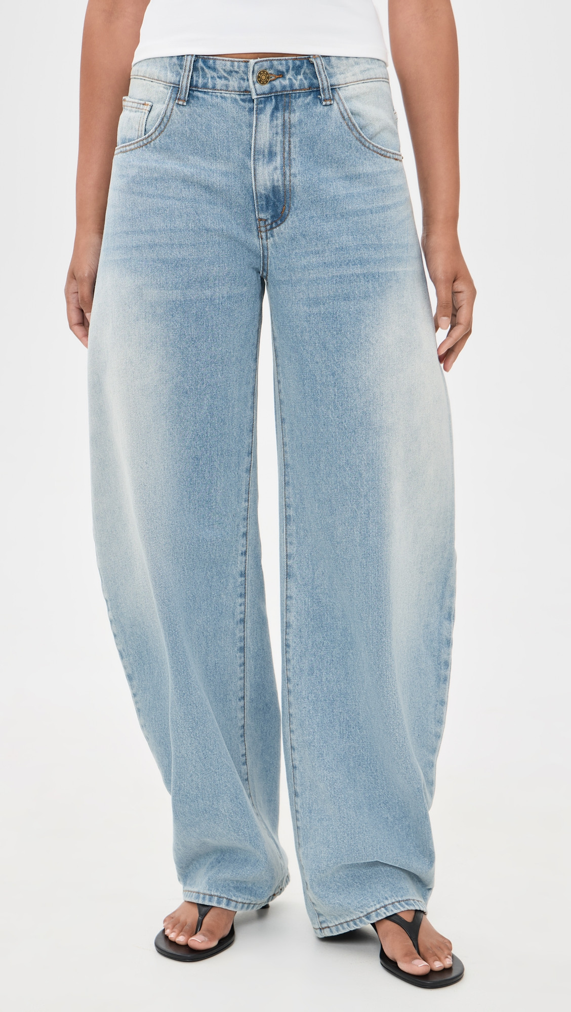 Lioness Horseshoe Jeans Light Denim L | Shopbop