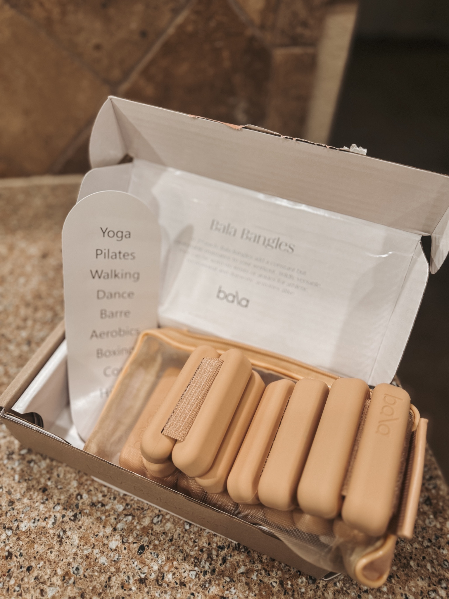 Love these weights! Easy to use on both ankles and hands! I put them on and do housework 😂 🧽 💪🏻 #balabangles

#LTKFitness #LTKActive #LTKFindsUnder100