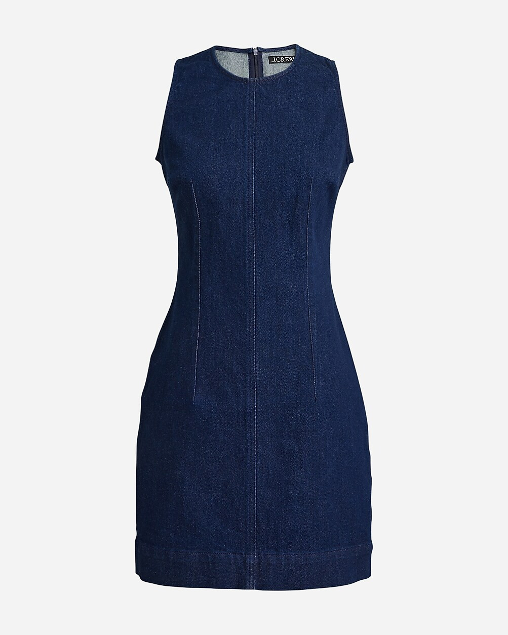 Fitted denim mini dress in Rinse wash | J. Crew US