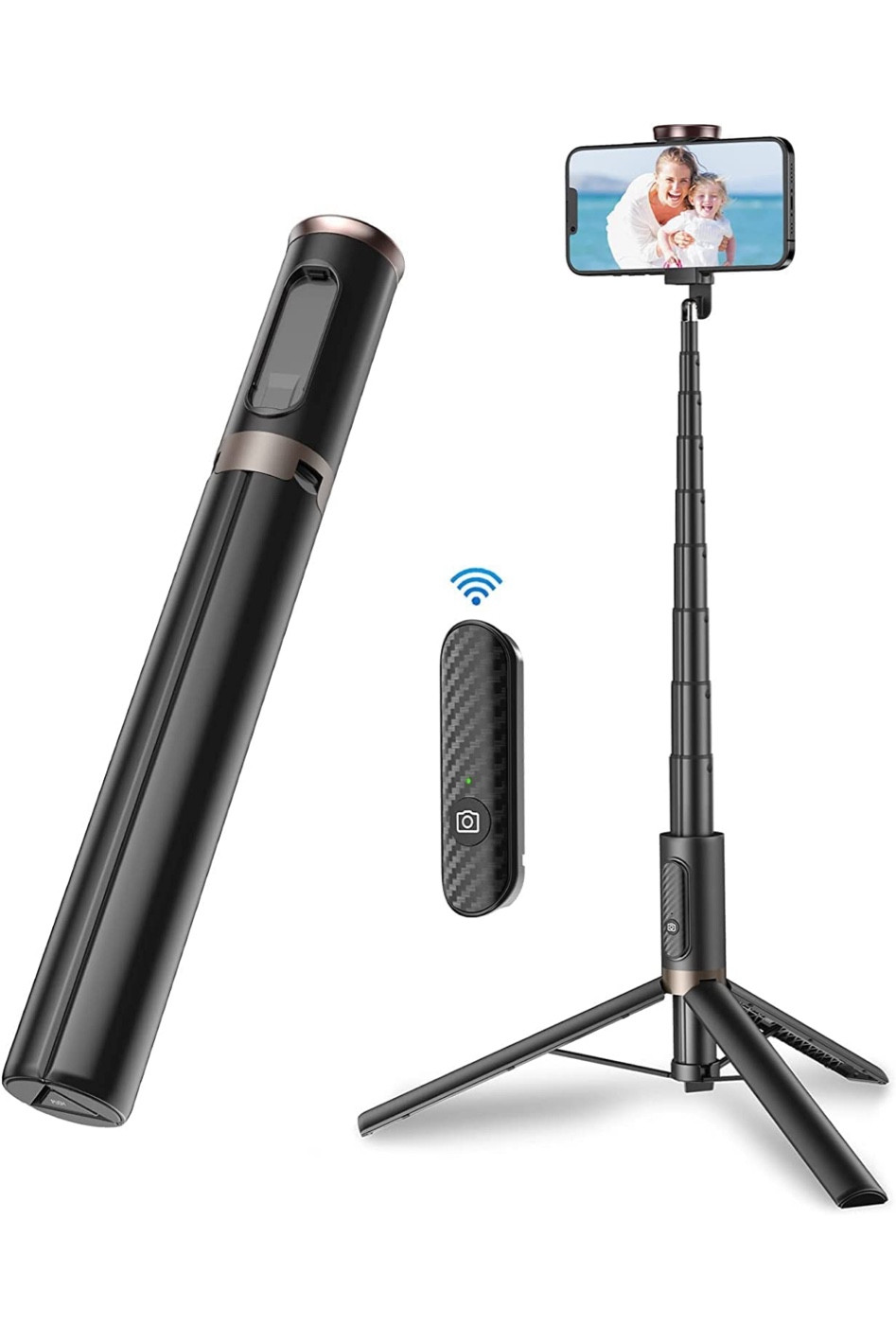 This tripod is AWESOME for content creating! It’s absolutely perfect for small spaces or traveling because it folds up so small. It is less than 12 inches when folded up and it’s really lightweight. When extended all the way, it goes up to 60 inches! I love that it has a wireless remote & a phone holder.  

#LTKtravel #LTKFind #LTKbeauty