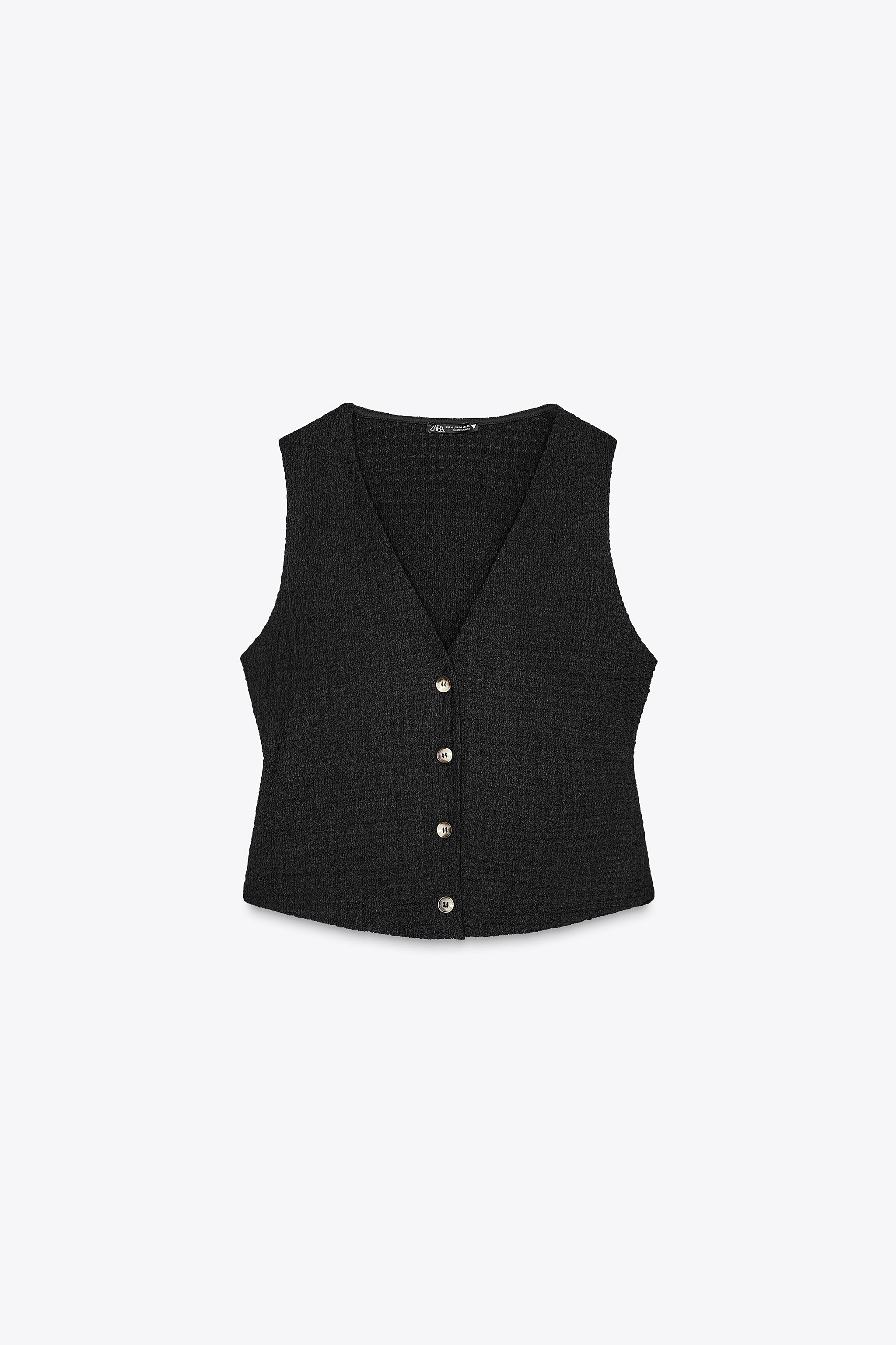 STRUCTURED VEST TOP | Zara US