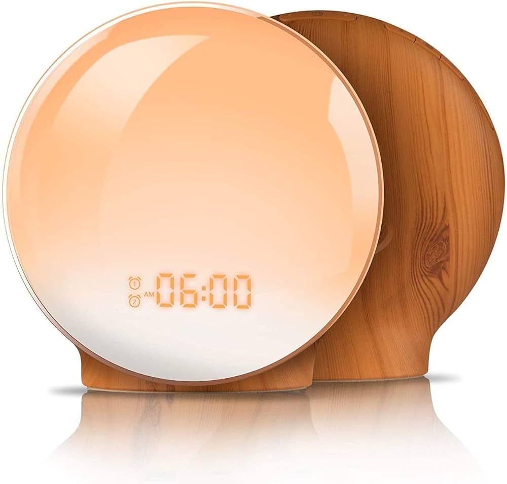 TITIROBA Sunrise Alarm Clock Wake Up Light for Kid, Heavy Sleepers Sunset Alarm Clock with Sunris... | Amazon (US)