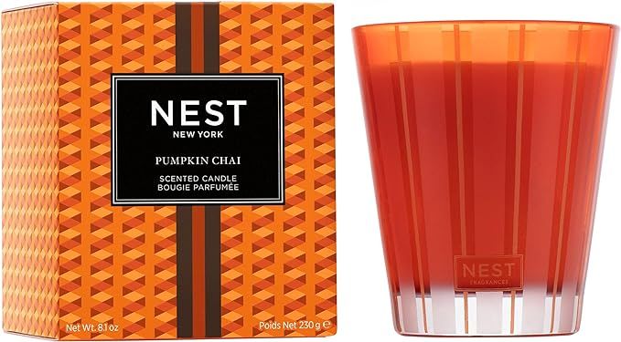 NEST Fragrances Pumpkin Chai Scented Classic Candle, 8 Ounce | Amazon (US)